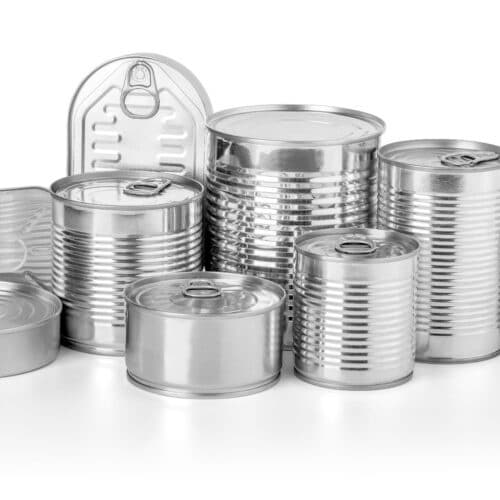 Empty/full tin cans